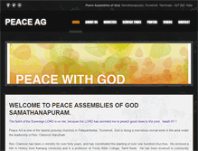 Tablet Screenshot of peaceag.org